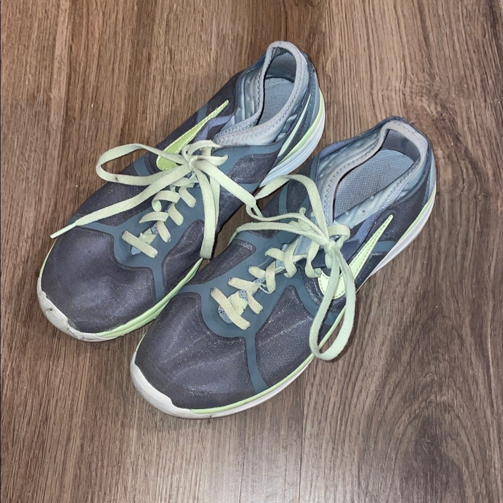 Nike Gray and Yellow Sneakers